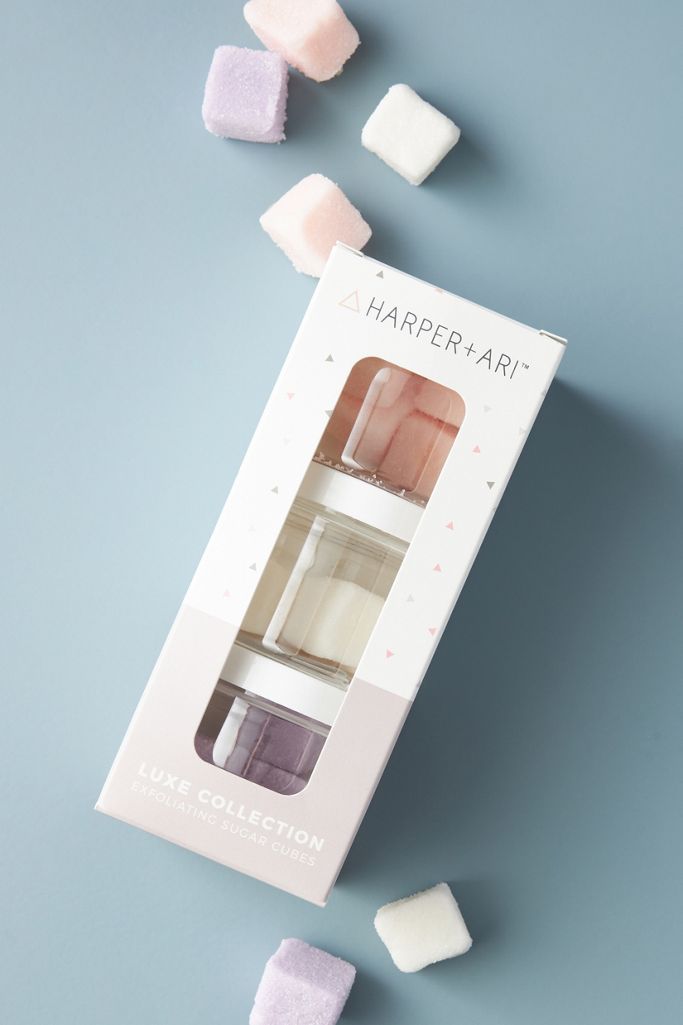 Harper + Ari Exfoliating Sugar Cube Luxe Gift Box | Anthropologie