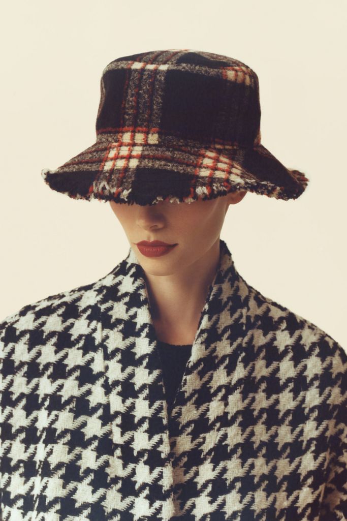 Plaid Flannel Bucket Hat | Anthropologie