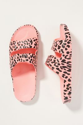 pink leopard sandals