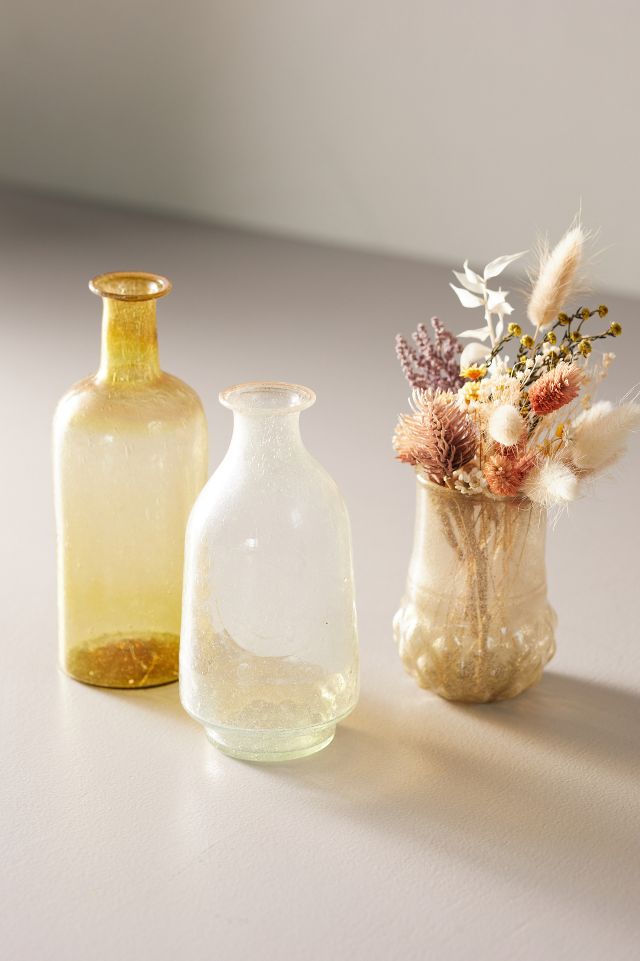 Recycled Glass Bud Vases, Set of 3 | Anthropologie