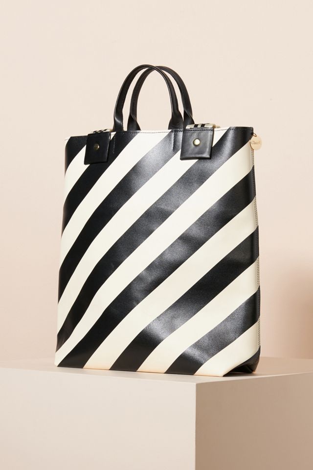 Clare V. Annie Leather Tote Bag Anthropologie