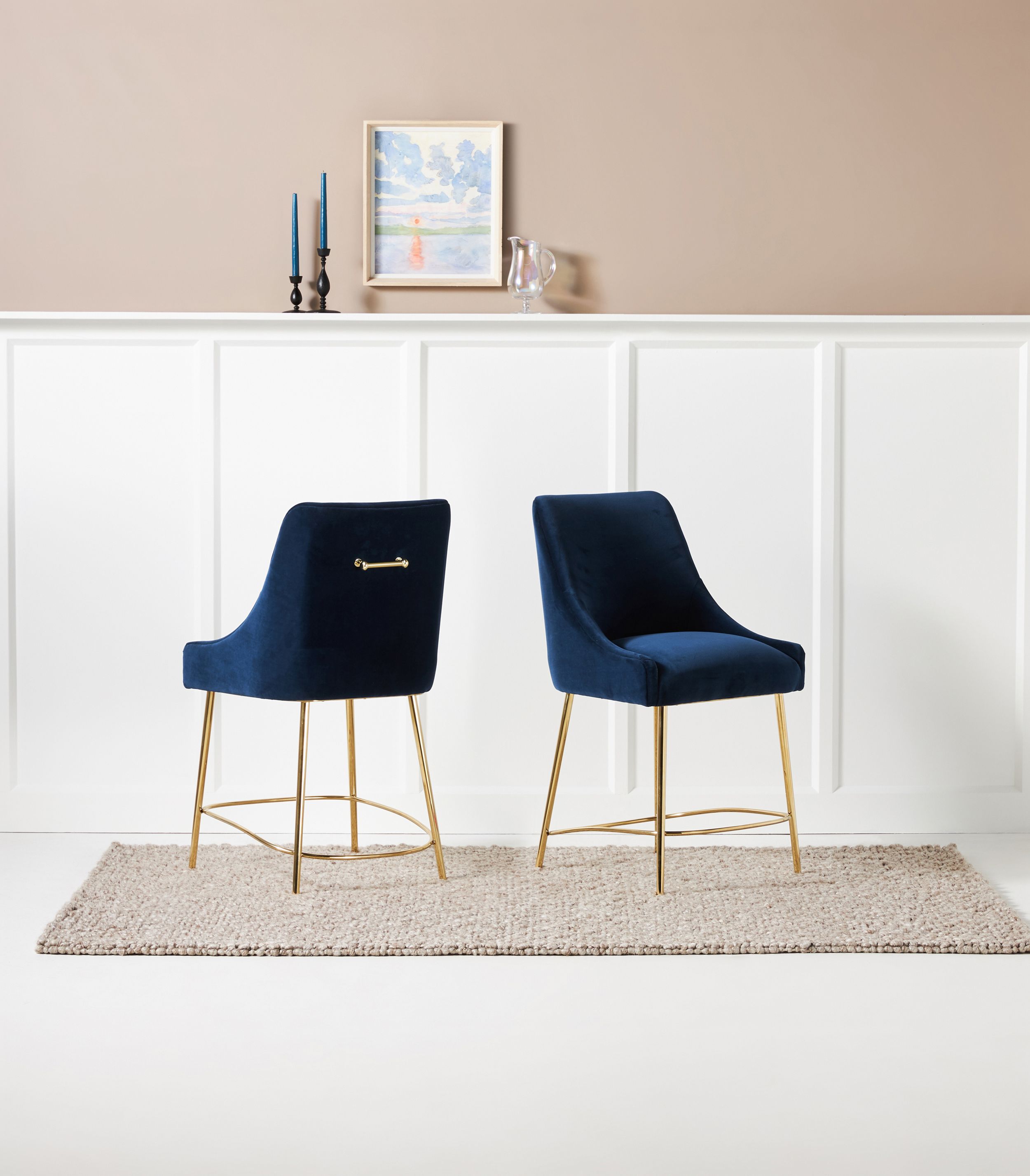 Velvet Elowen Counter Stool Anthropologie
