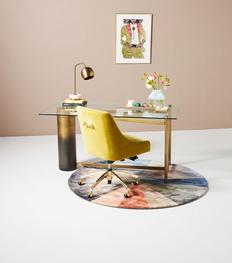 Elowen Swivel Desk Chair Anthropologie