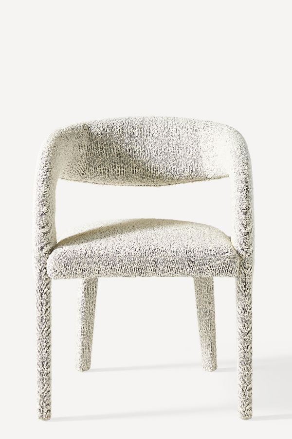 Slide View: 2: Bouclé Hagen Dining Chair