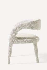 Slide View: 4: Bouclé Hagen Dining Chair