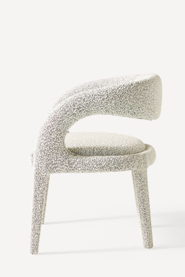 Slide View: 4: Bouclé Hagen Dining Chair