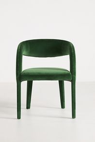 Slide View: 2: Velvet Hagen Dining Chair