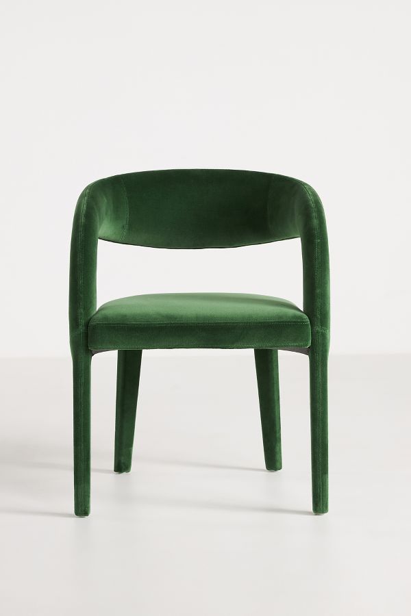 Slide View: 2: Velvet Hagen Dining Chair