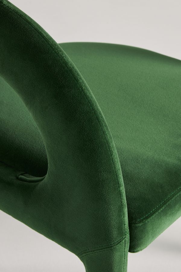 Slide View: 6: Velvet Hagen Dining Chair