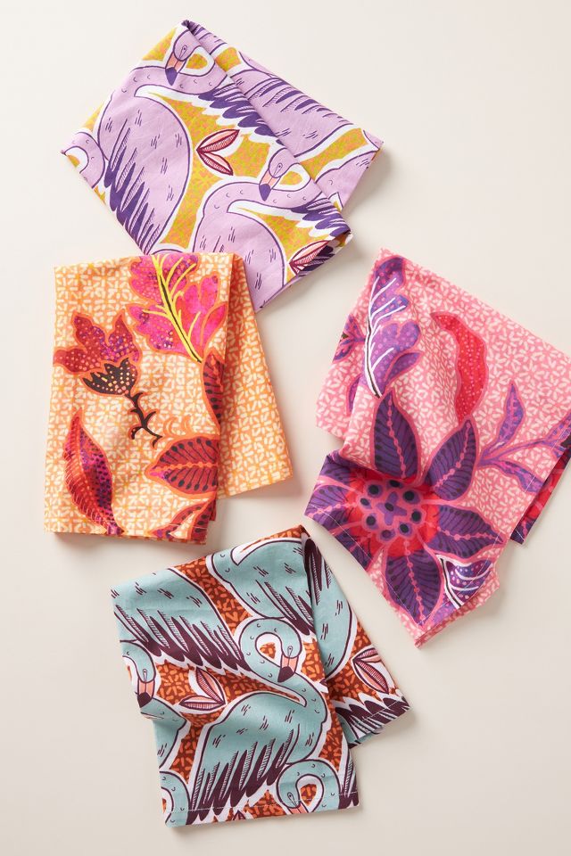 Macaria Napkins, Set of 4 | Anthropologie