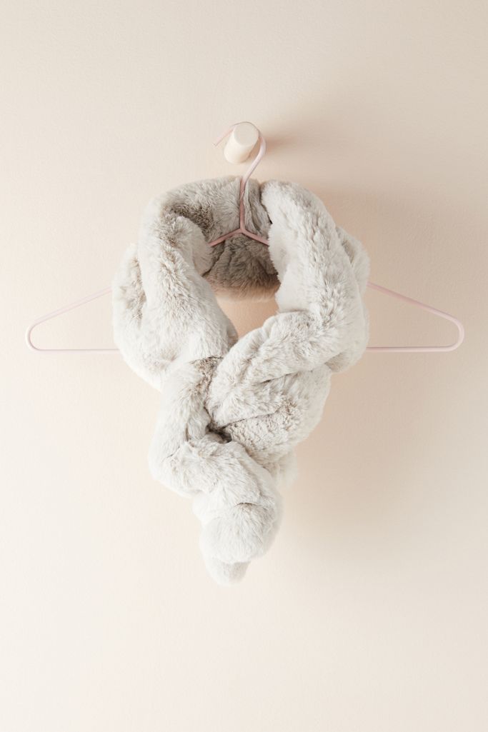 Ruffled Faux Fur Scarf Anthropologie