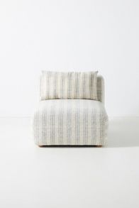 Slide View: 1: Boro Stripe Kori Modular Armless Chair