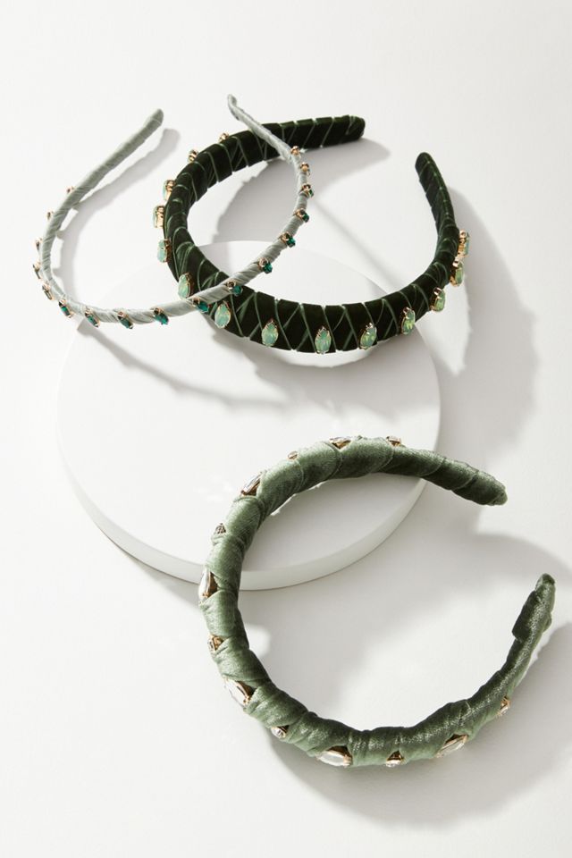 Jubilee Embellished Headband Set Anthropologie