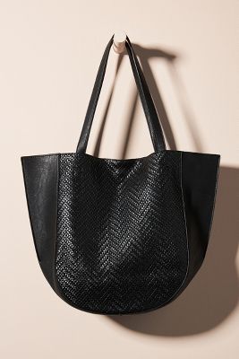 anthropologie woven bag