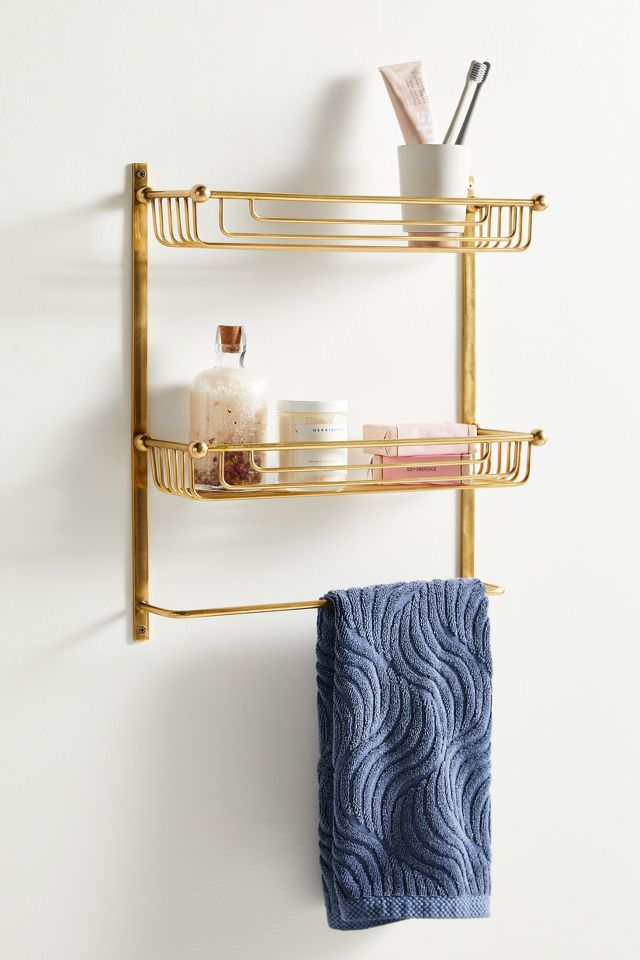 Maison TwoTier Bathroom Shelf Anthropologie