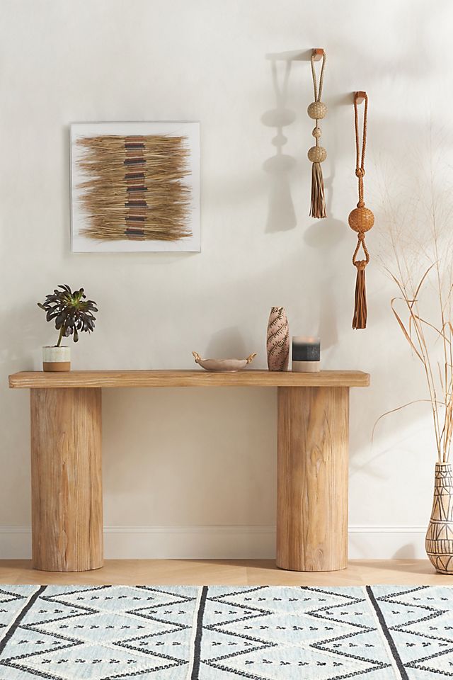 Margate Reclaimed Wood Console Table, Reclaimed Wood Sofa Table Top