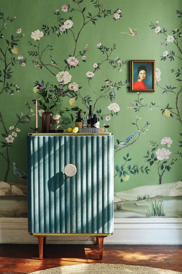 Slide View: 1: Blossom Chinoiserie Mural