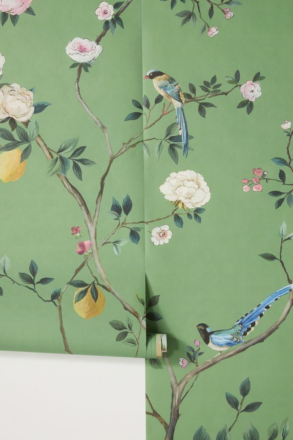 Slide View: 4: Blossom Chinoiserie Mural