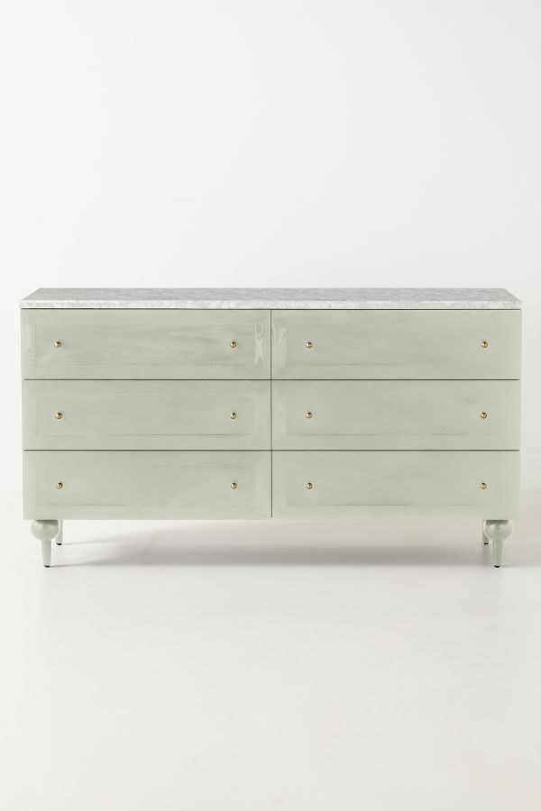 Slide View: 2: Fern Six-Drawer Dresser