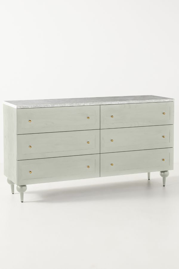 Slide View: 1: Fern Six-Drawer Dresser