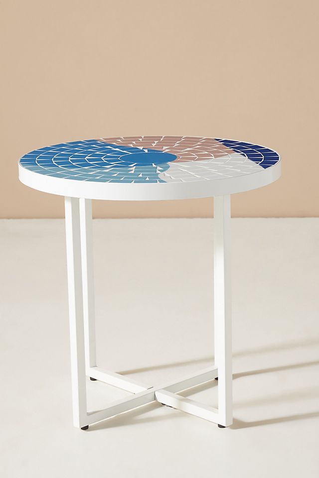 Alessi Mosaic Indoor Outdoor Side Table, Mosaic Outdoor Side Table