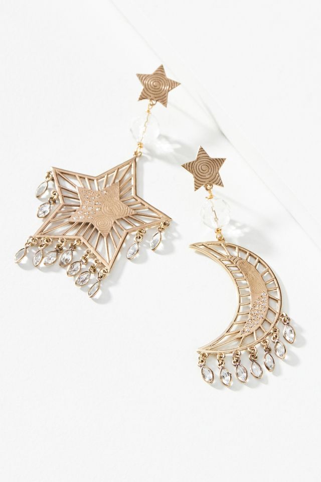 Ayana Designs Star Drop Earrings | Anthropologie