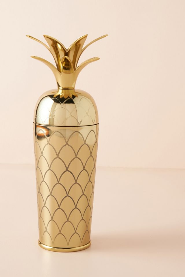 Pineapple Cocktail Shaker Anthropologie