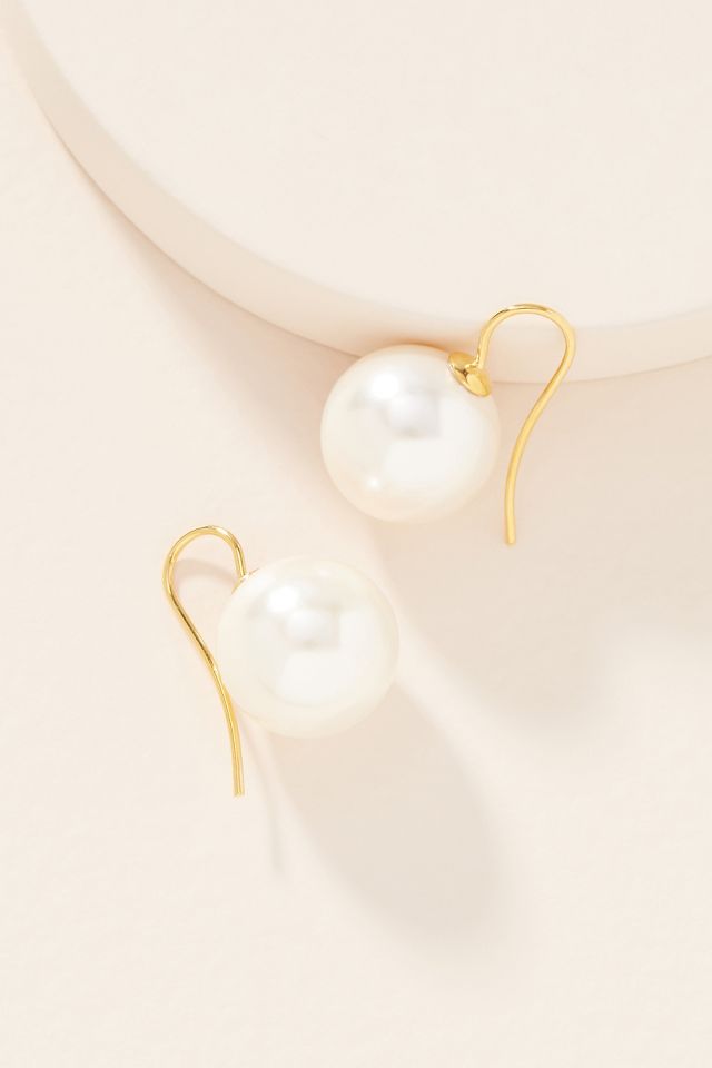 Hazen & Co. Natalie Pearl Drop Earrings | Anthropologie