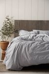 Thumbnail View 1: Coyuchi Organic Crinkled Percale Duvet Cover