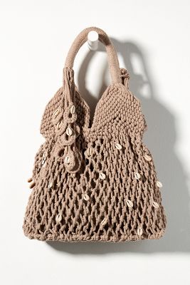 macrame tote bag