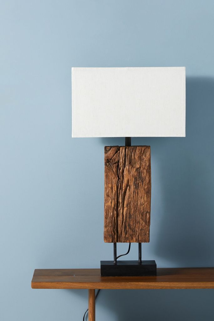 Reclaimed Wood Table Lamp Anthropologie