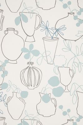 Flower Vases Wallpaper | Anthropologie