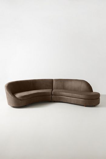 Goleta Leather Two-Piece Sectional