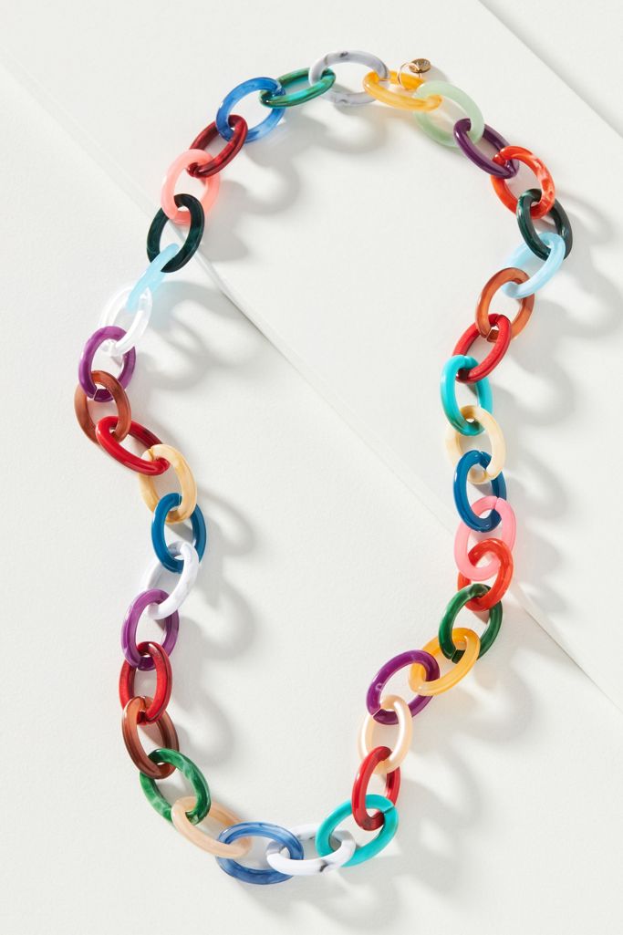 Maison Irem Resin Chain Necklace Anthropologie