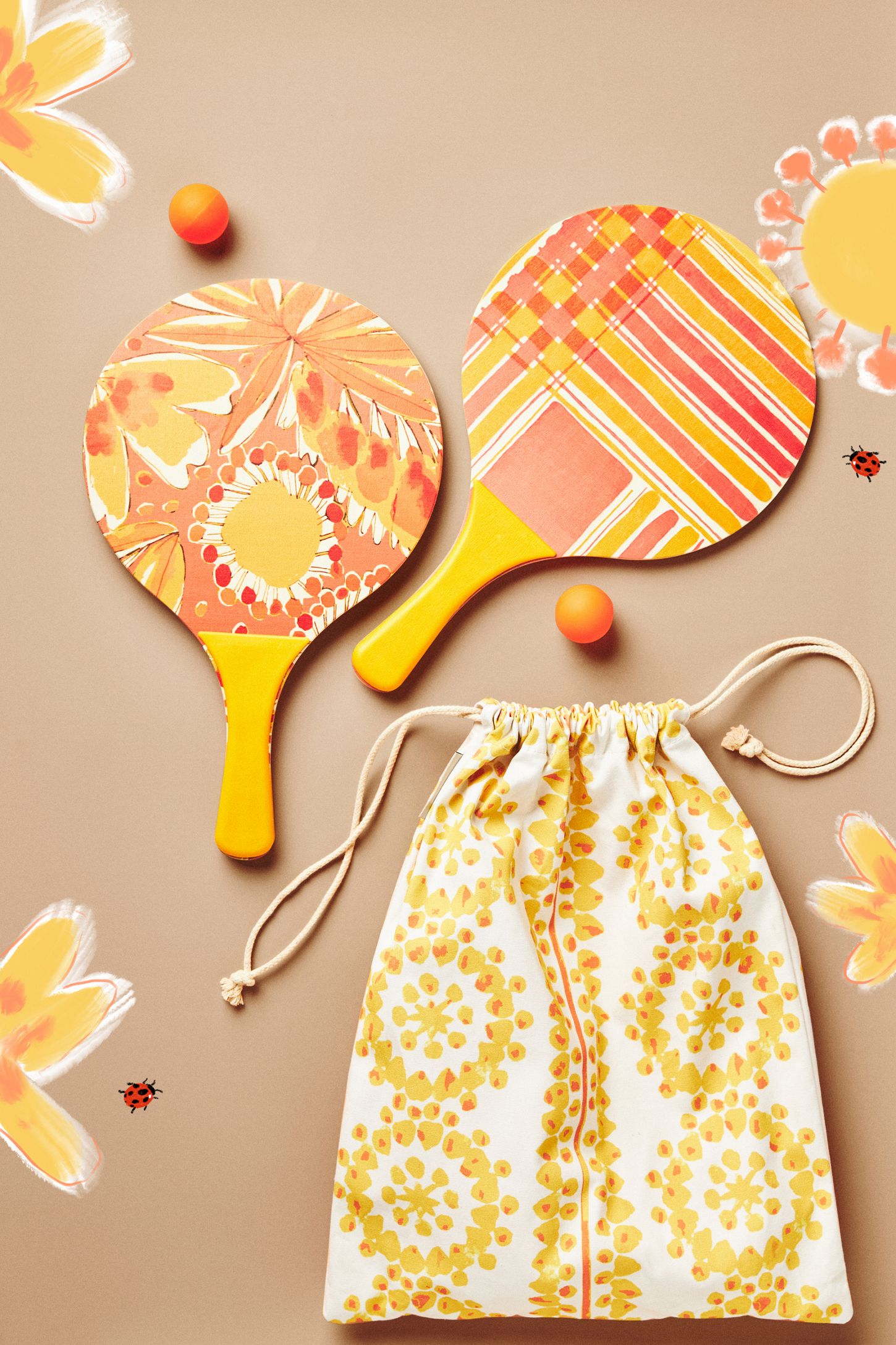 Vera Sunshine Table Tennis Game Anthropologie Uk