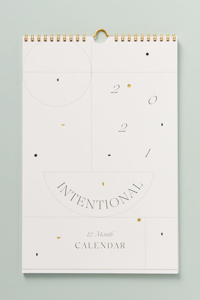 Wilde House Paper 2021 Intentional Wall Calendar Anthropologie