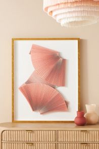 Slide View: 1: Pink Wall Art