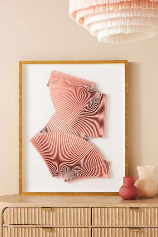 Slide View: 1: Pink Wall Art