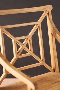 Slide View: 3: Fretwork Teak Chair