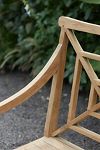 Thumbnail View 4: Fretwork Teak Two-Seat Garden Bench