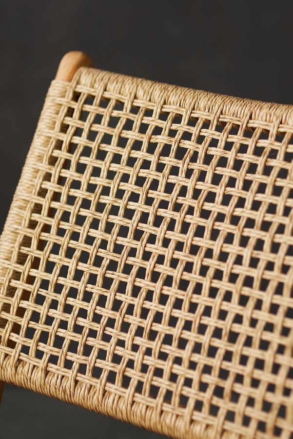 Slide View: 4: Havana Open Weave Armless Chair