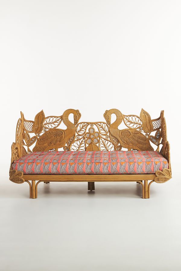 Slide View: 2: Flamingo Rattan Daybed