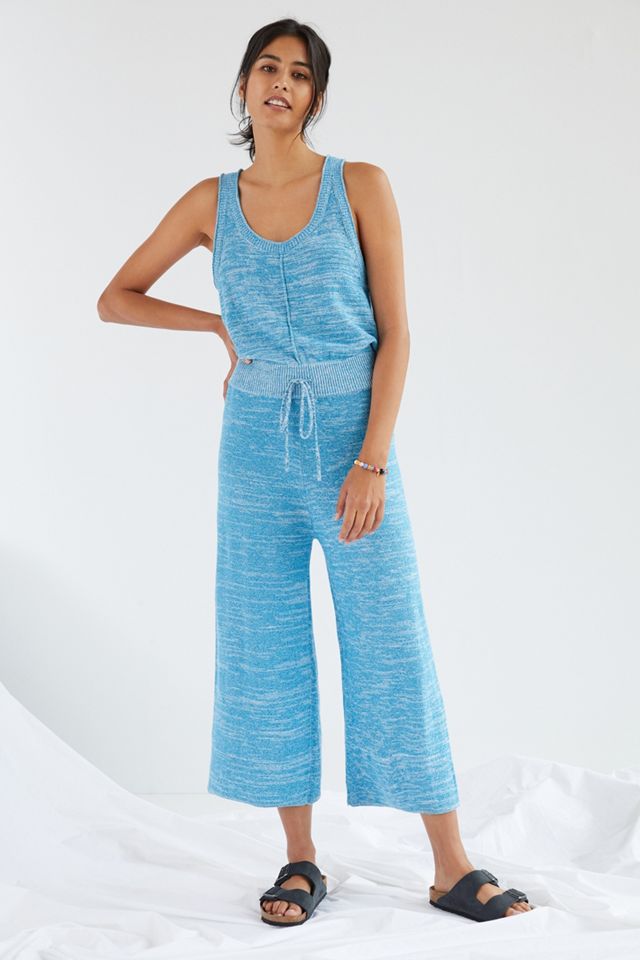 Daily Practice by Anthropologie Cropped Knit Jumpsuit Anthropologie