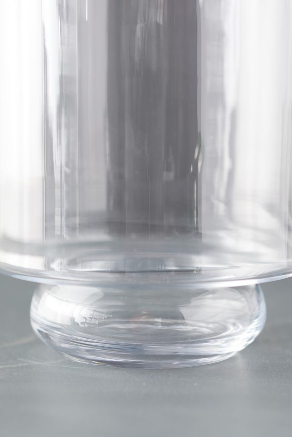 Slide View: 3: Tall Footed Cylinder Terrarium