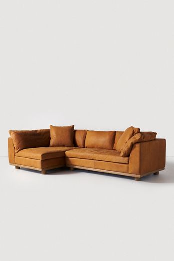 Relaxed Saguaro Leather Sectional