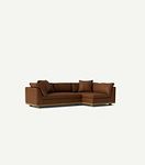 Relaxed Saguaro Leather Sectional #4