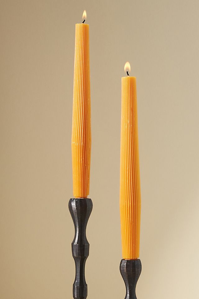 anthropologie.com | Apothecary 18 Golden Light Taper Candles, Set of 2