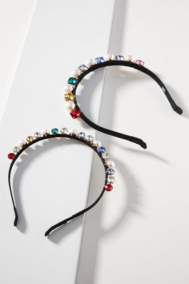 Super Smalls Technicolor Embellished Headband Set Anthropologie