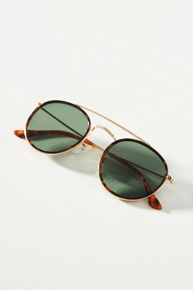 Round Aviator Sunglasses Anthropologie