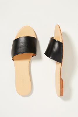 minimalist slide sandals